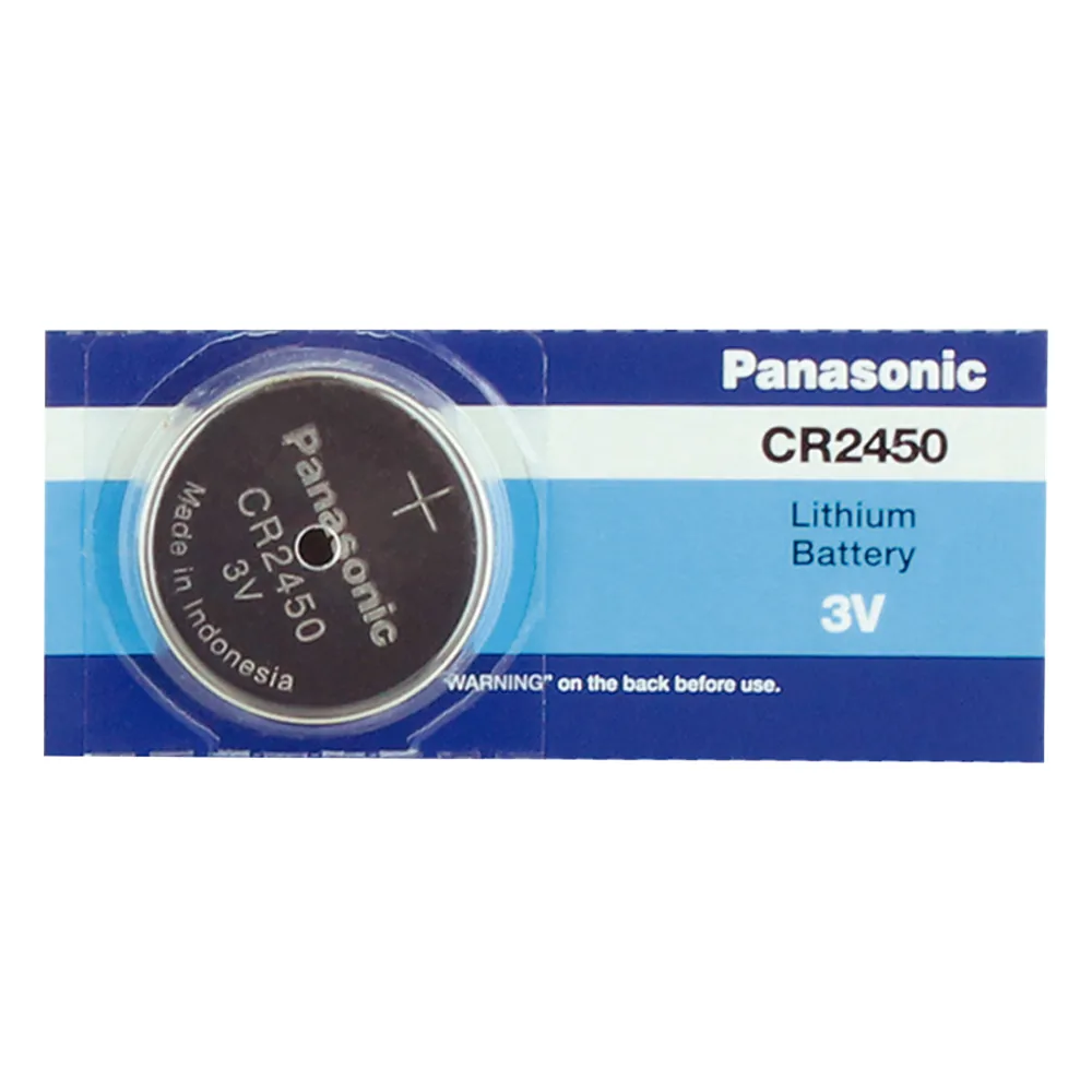Batería de Litio tipo Moneda 3V / CR2450 ( Batería no recargable )