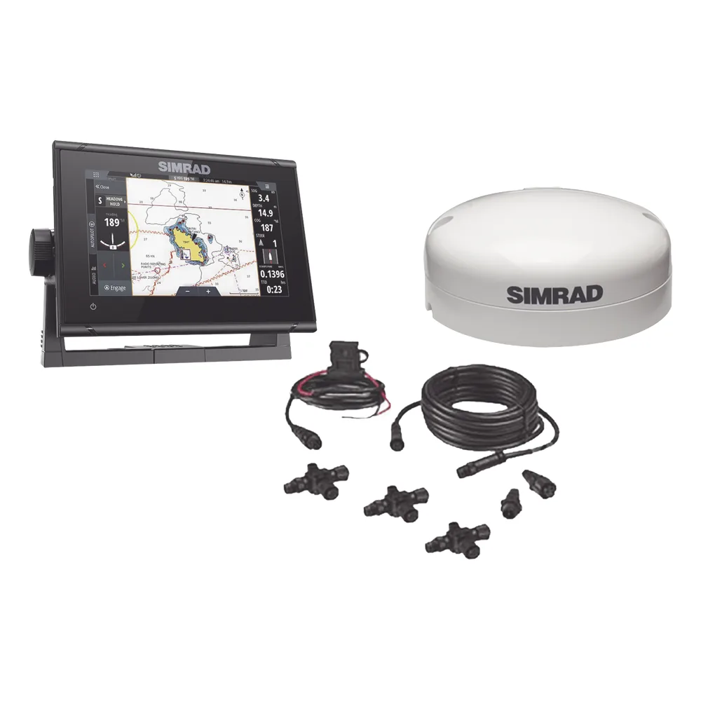 Kit de pantalla multifuncional GO7 con kit NMEA2000 y antena GS25
