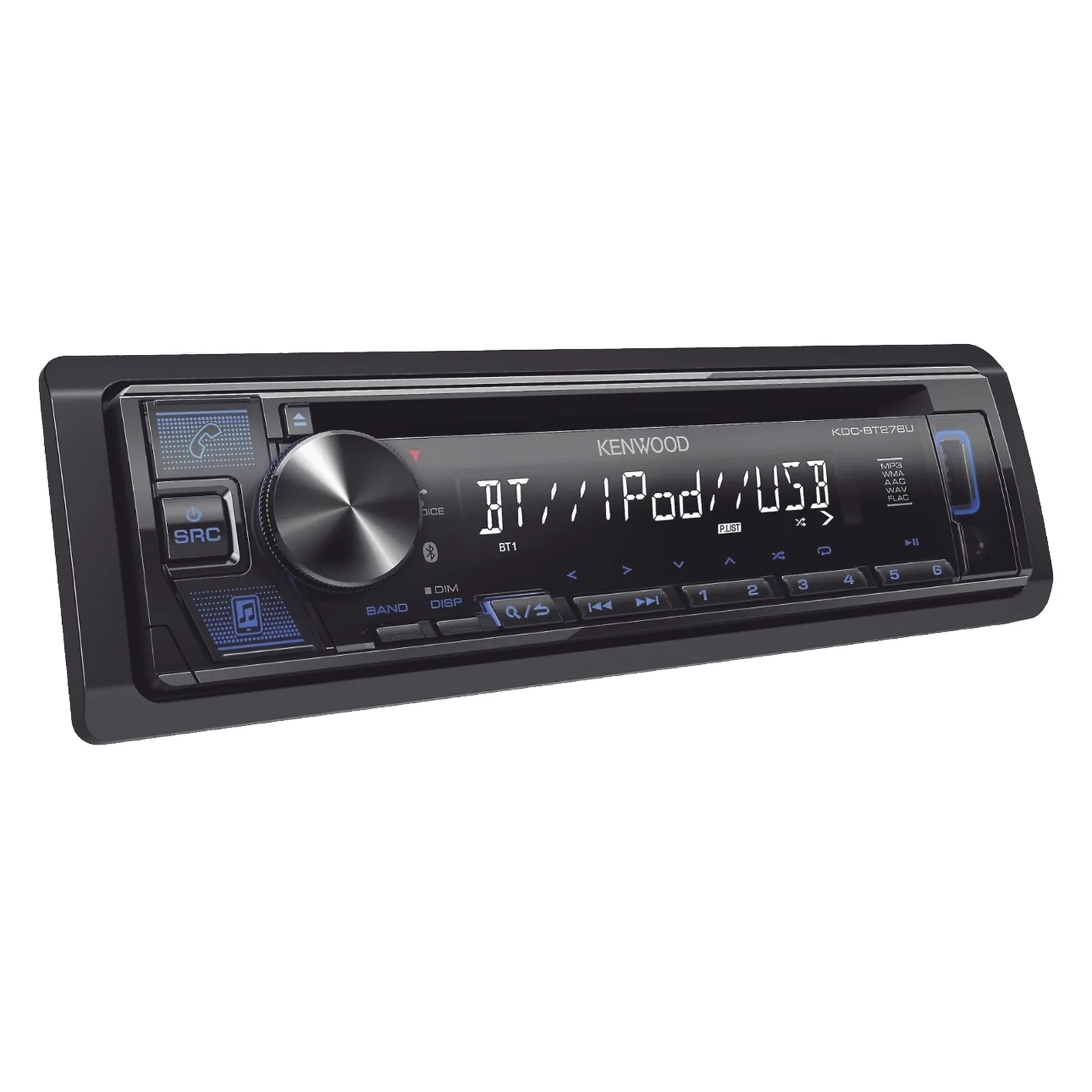 Paquete de Autoestereo con 2 Bocinas KENWOOD, MP3 y Control Remoto