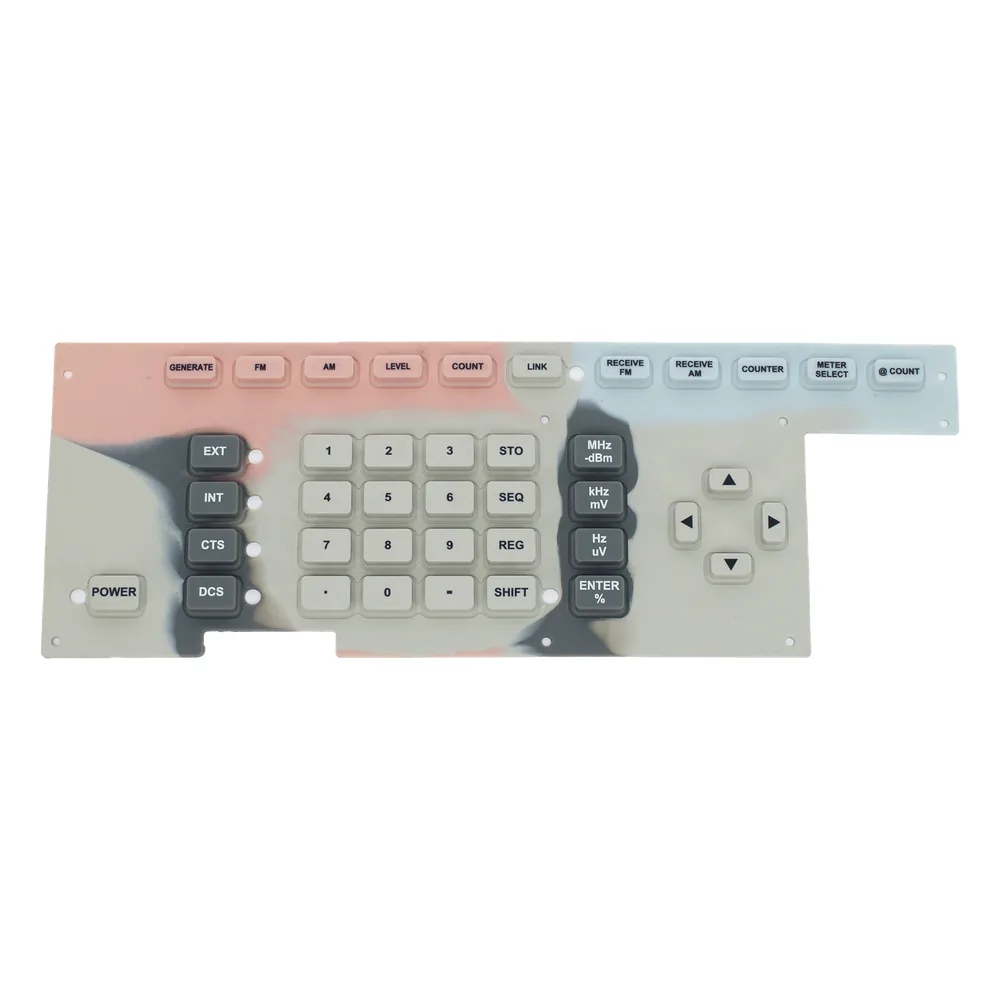 Membrana Elastomérica "Touch Pad" para Monitor de Servicio Ramsey COM-3010.