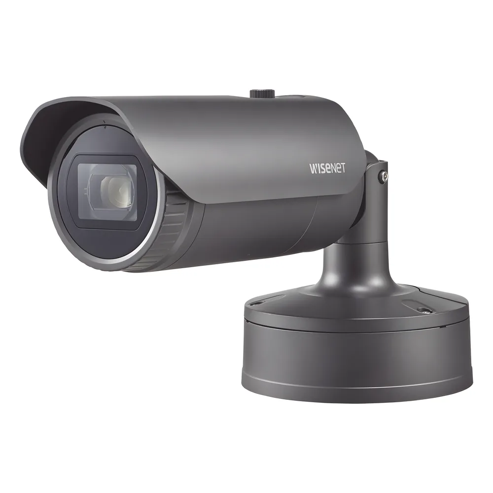 Camara IP tipo Bala de 2MP con Función de identificación de placas LPR / Lente Motorizado 5.2 - 62.4mm / WDR 150dB / Diseñado para aplicaciones de baja velocidad 0 a 90 Km/h