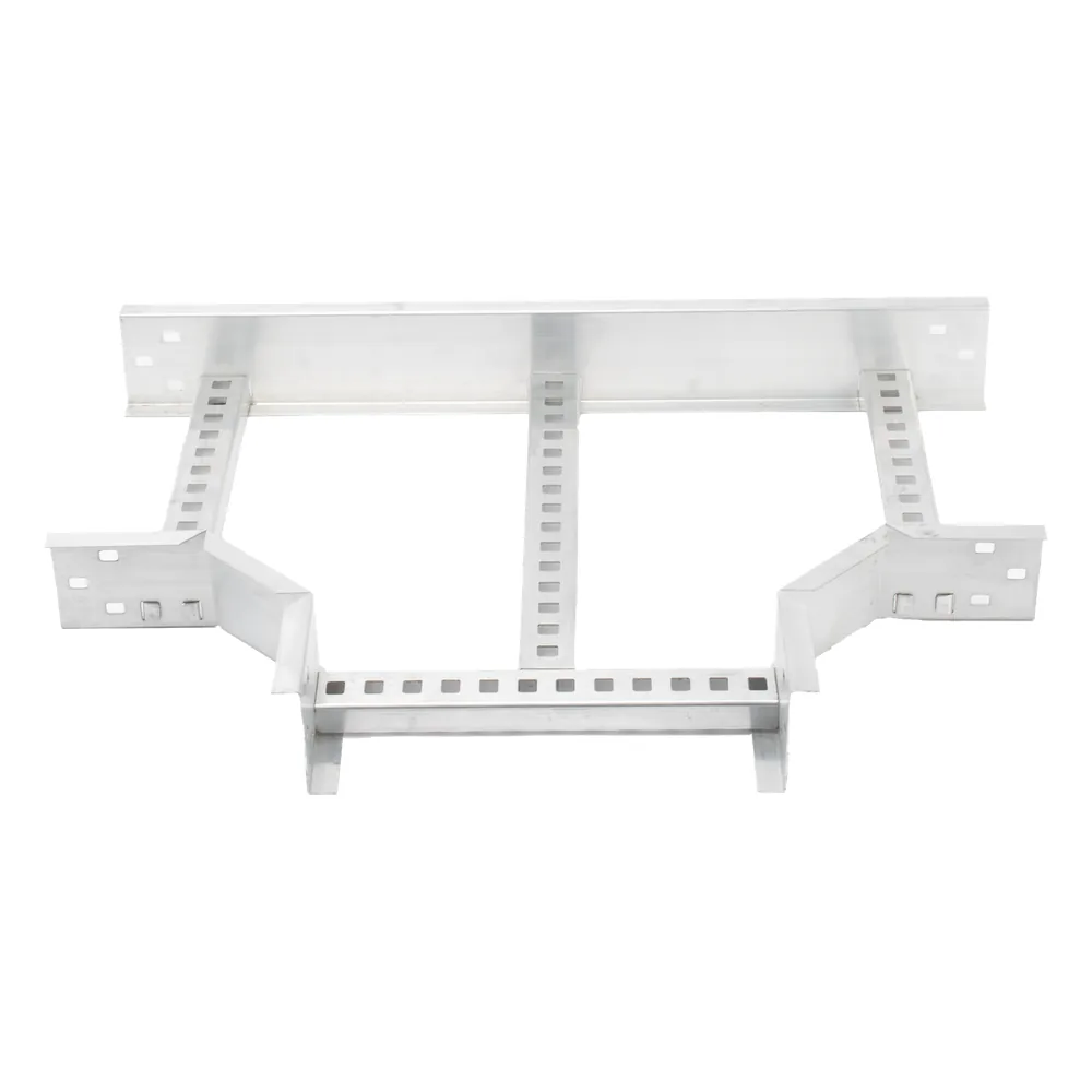 Derivación "T" Horizontal de Aluminio Perfil Z / Peralte 3 1/4" / Ancho 12"/ Radio 8" / Incluye Tornillería (CHTHEZ314R8X12AK)