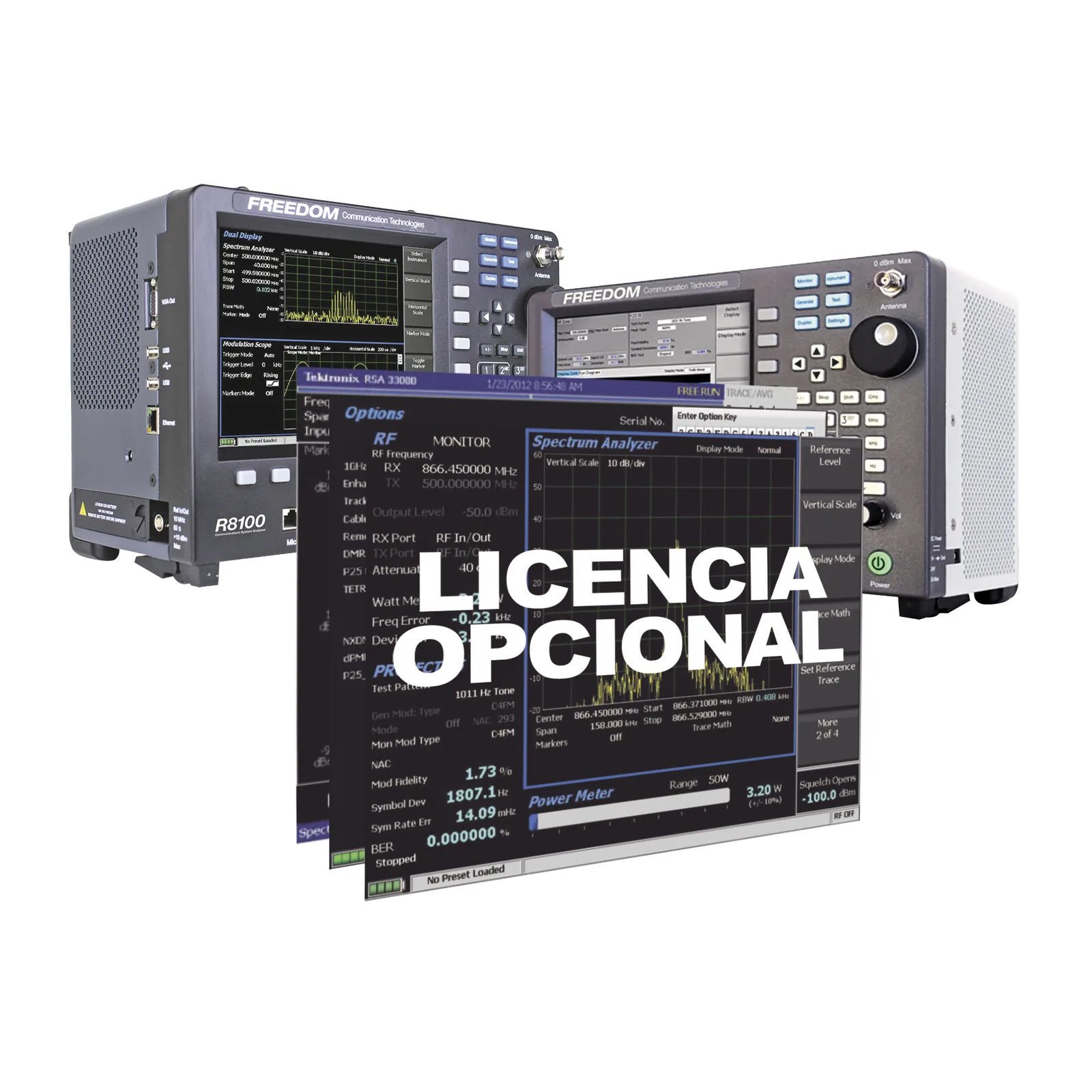 Opción de Software para prueba de repetidor DMR (Requiere R8-DMR)