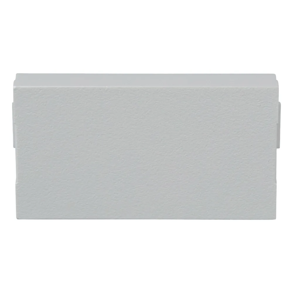 Módulo de Tapa Ciega (Inserto Ciego), de 1/3, Color Blanco, 1 Pieza