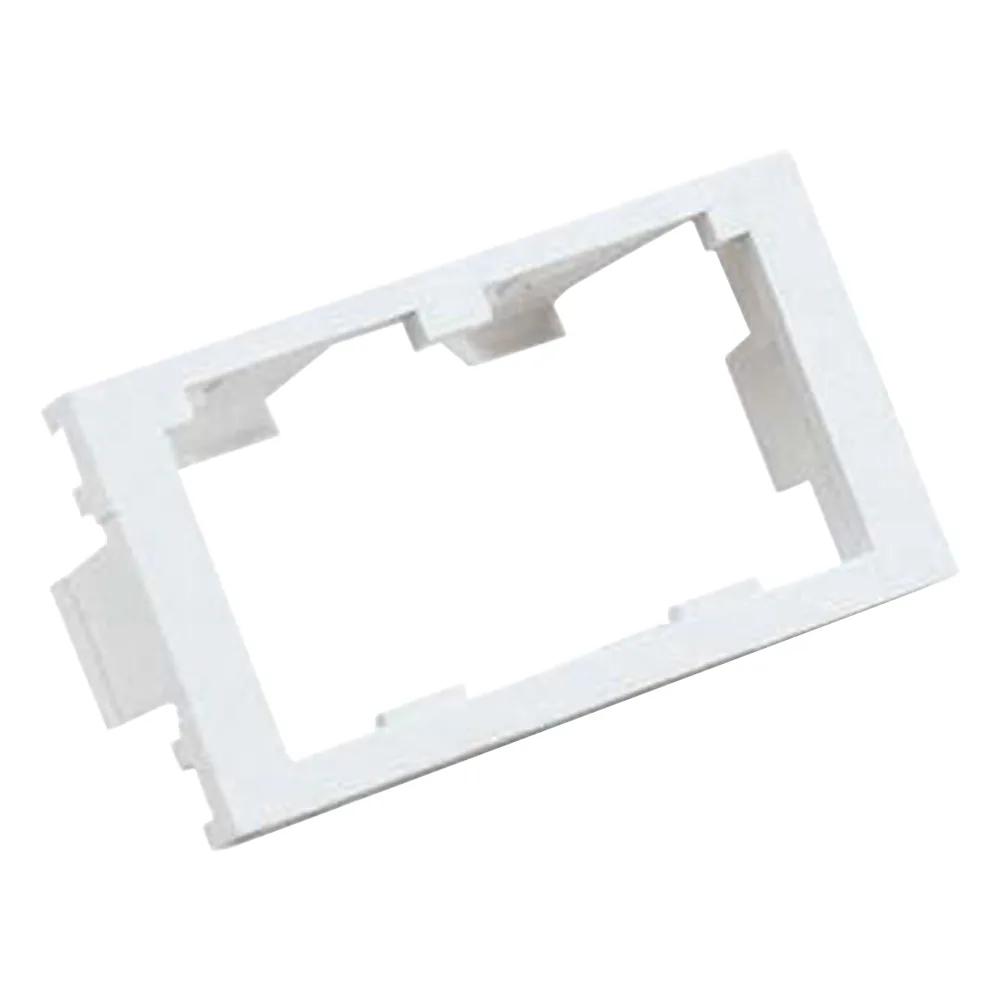 Inserto Plano de 1/3, Espacio para Dos Módulos Mini-Com®, Color Blanco Mate