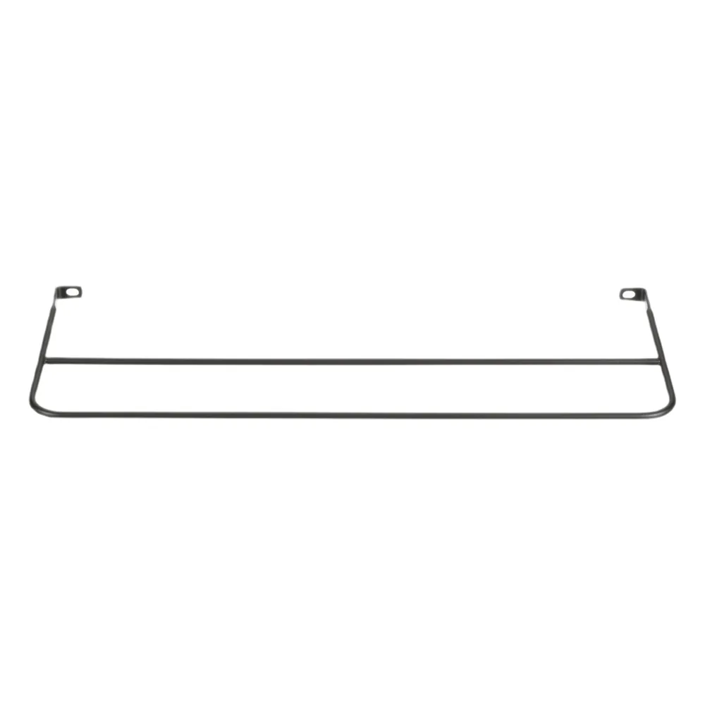 Barra para Aliviar Tensión o Peso Atrás de Patch Panel, Extendida de 7 Pulgadas, Montaje Invertido, Color Negro