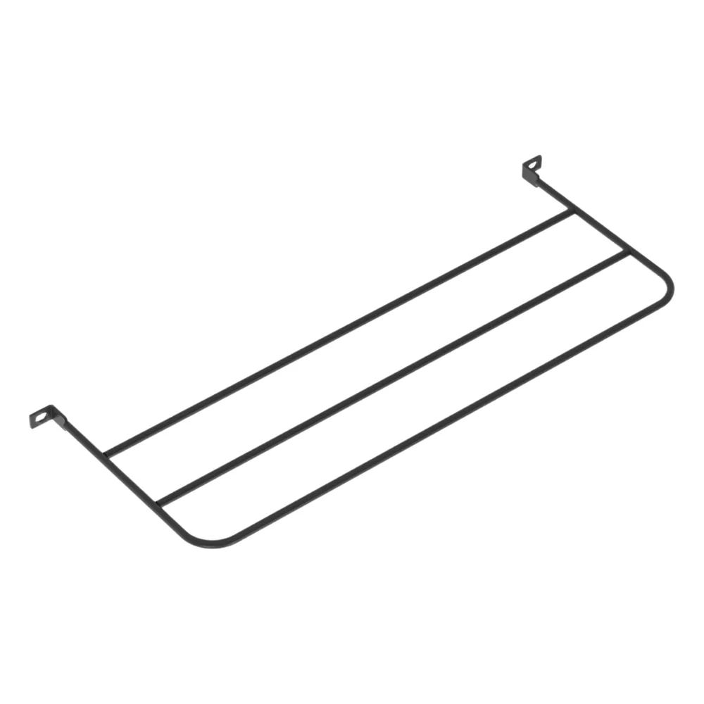 Barra para Aliviar Tensión o Peso Atrás de Patch Panel, Extendida de 7 Pulgadas, Color Negro