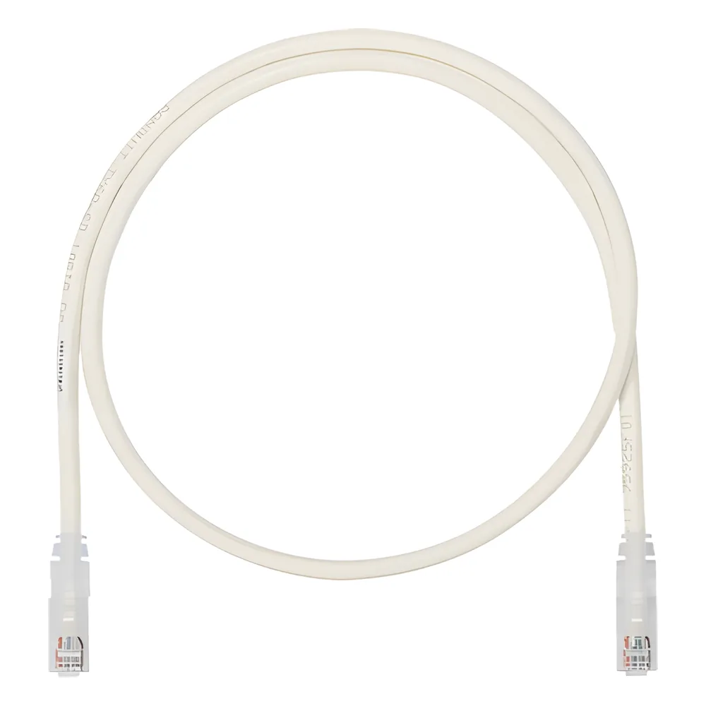 Cable de Parcheo UTP, Cat6A, 26 AWG, CM, Color Blanco Mate, 1.52 Metros (5 Pies)
