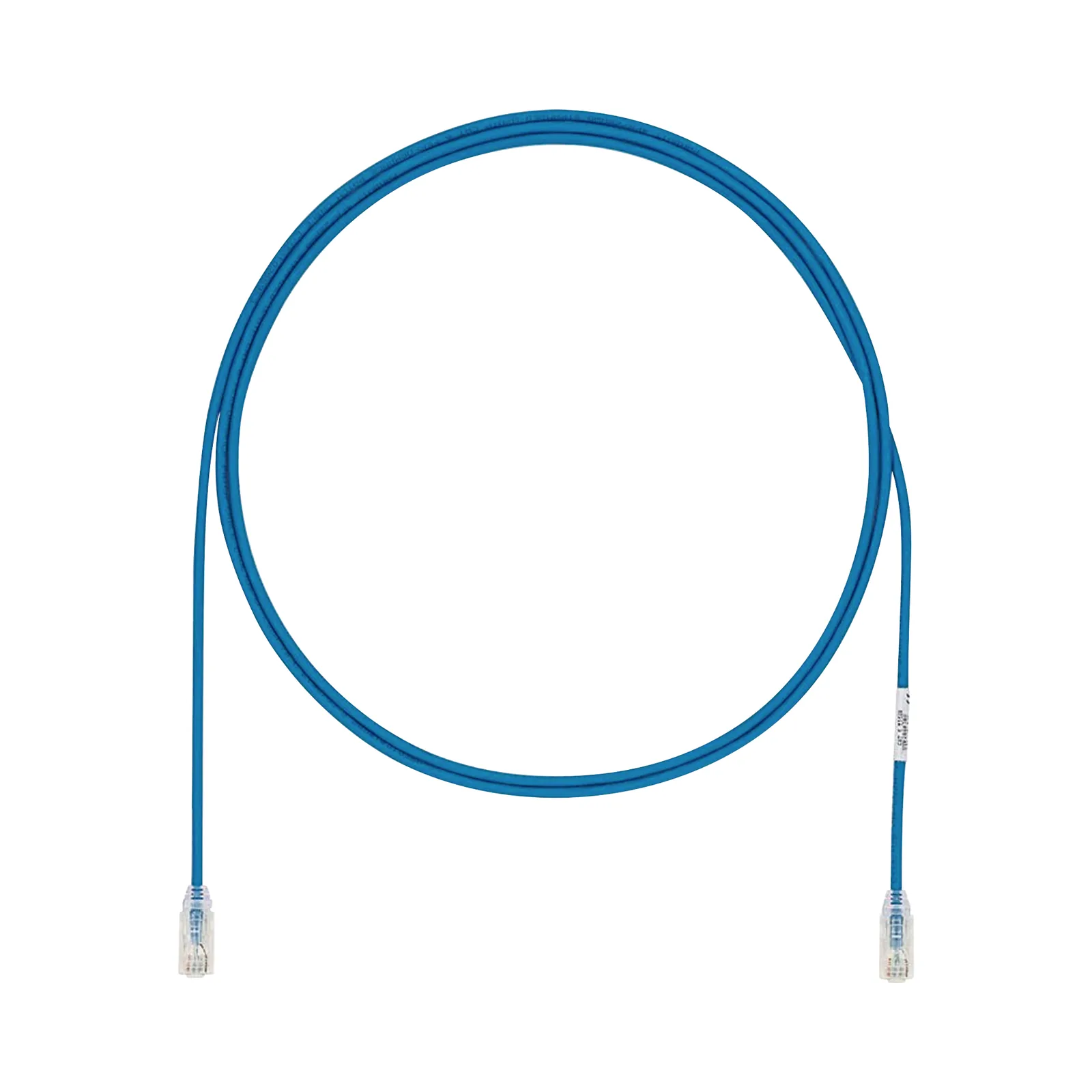 Cable de Parcheo UTP Cat6A, CM/LSZH, Diámetro Reducido (28AWG), Color Azul, 15.24 Metros (50 Pies)