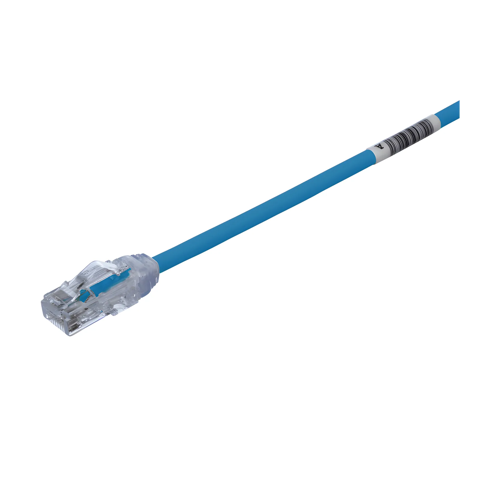 Cable de Parcheo UTP Cat6A, CM/LSZH, Diámetro Reducido (28AWG), Color Negro, 2.13 Metros (7 Pies)