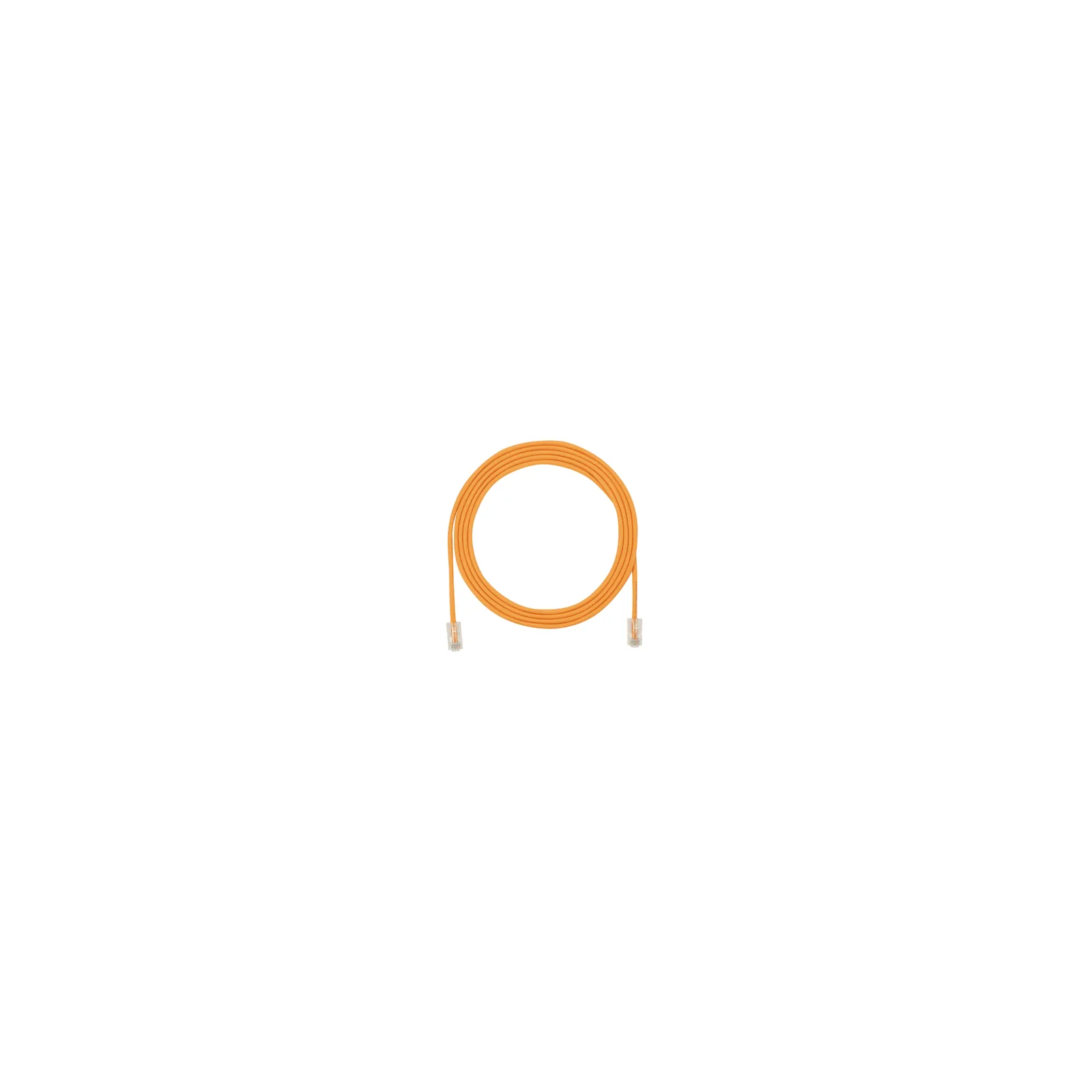 Cable de Parcheo UTP, Cat6A, Diámetro Reducido (28 AWG), CM/LSZH, Color Naranja, 20.3 cm (8 Pulgadas)