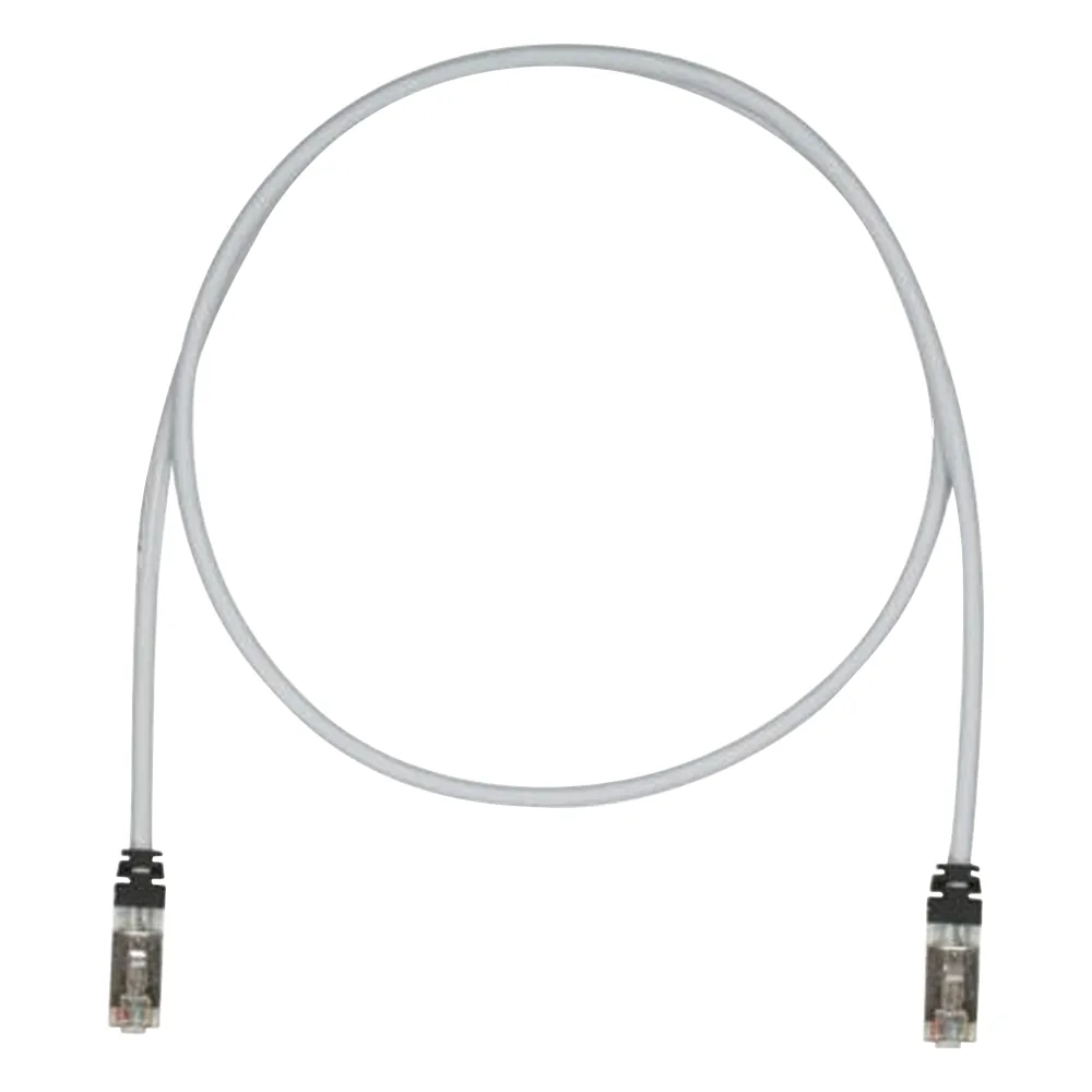Patch Cord Cat6A, Blindado S/FTP, CM/LS0H, 1 Metro (3.28 Pies), Color Gris