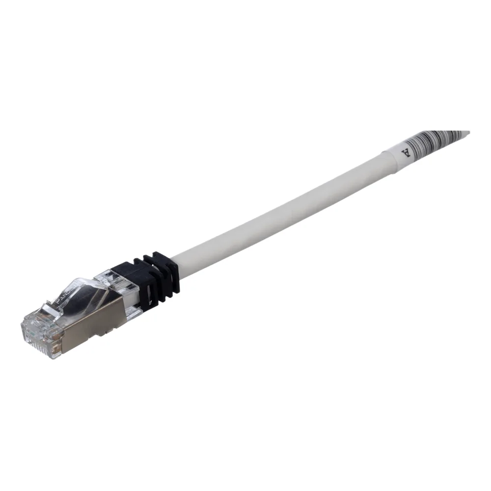 Patch Cord Cat6A, Blindado S/FTP, CM/LS0H, 3.5 Metros (11.48 Pies), Color Gris