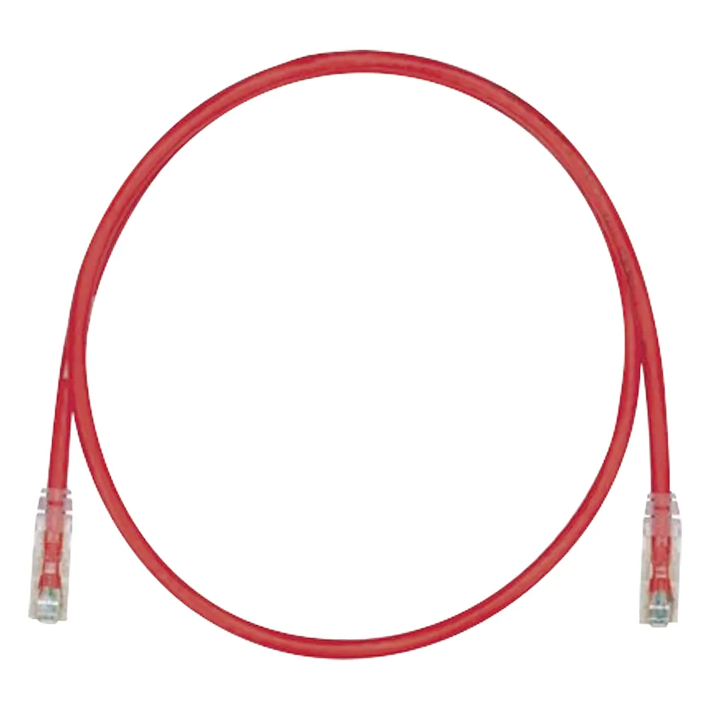 Cable de Parcheo TX6, UTP Cat6, 24 AWG, CM, Color Rojo, 30.48 Metros (100 Pies)