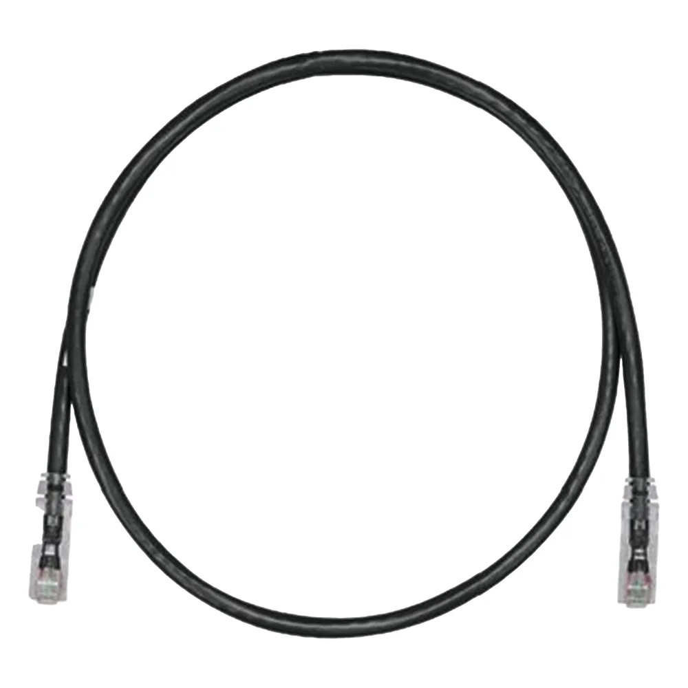 Cable de Parcheo TX6, UTP Cat6, 24 AWG, LSZH, Color Negro, 8 Metros (26.25 Pies)