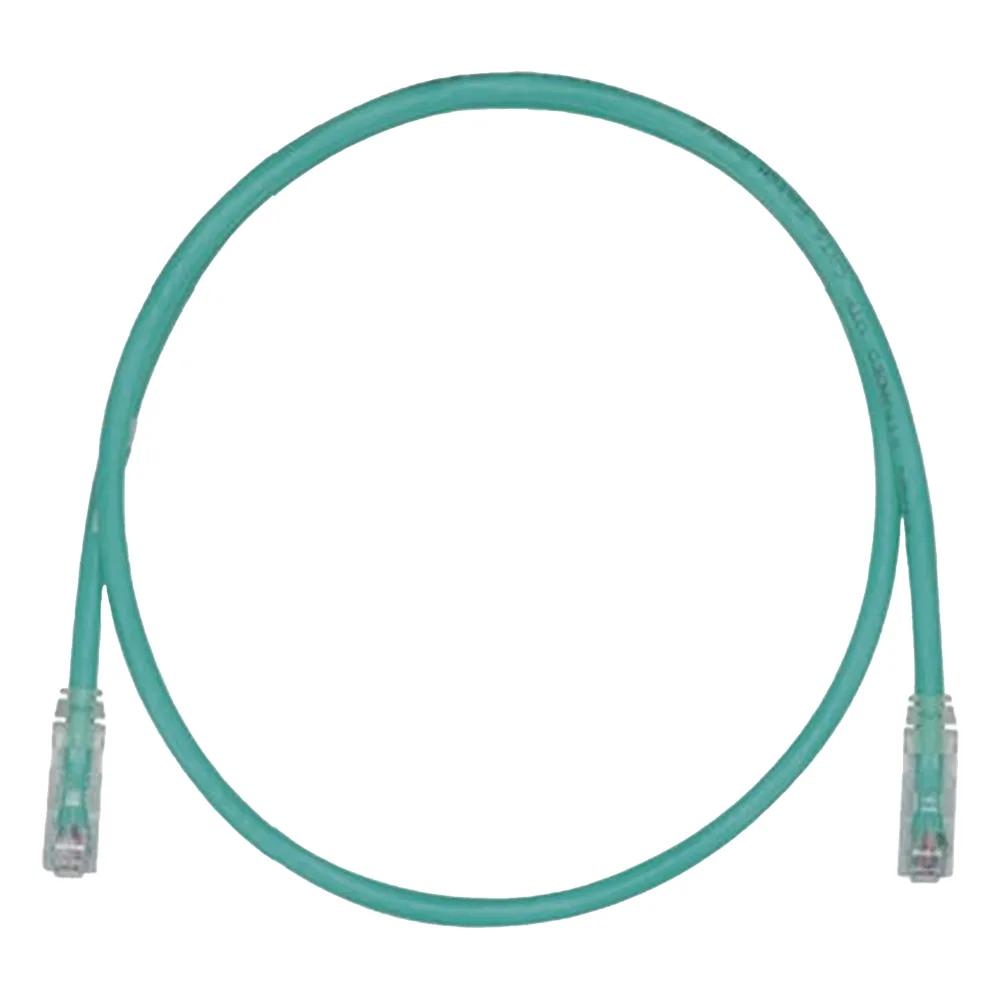 Cable de Parcheo TX6, UTP Cat6, 24 AWG, LSZH, Color Verde, 8 Metros (26.25 Pies)