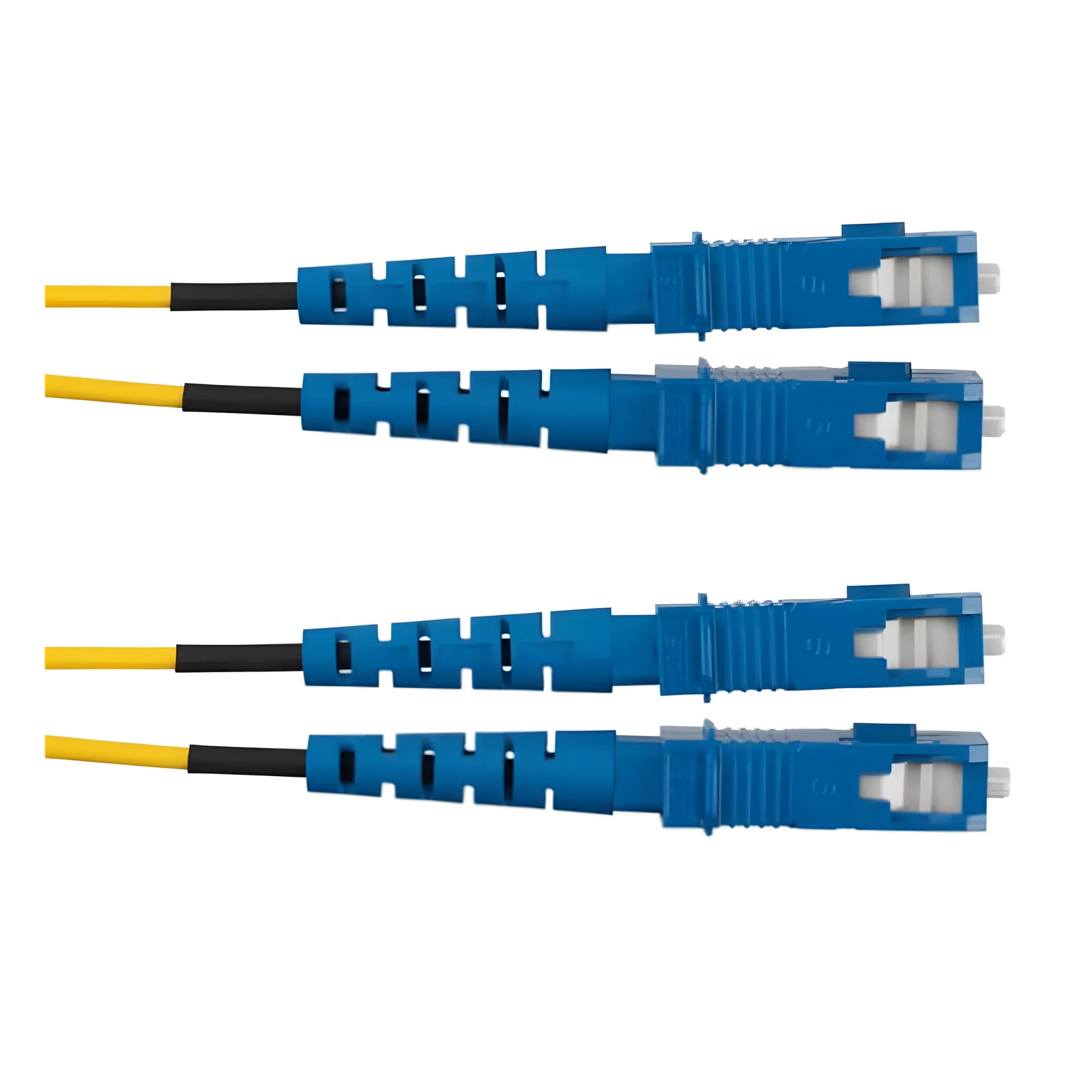 Jumper de Fibra Optica Monomodo 9/125 OS2, SC-SC Duplex, OFNR (Riser), Color Amarillo, 3 Metros (9.84 Pies)