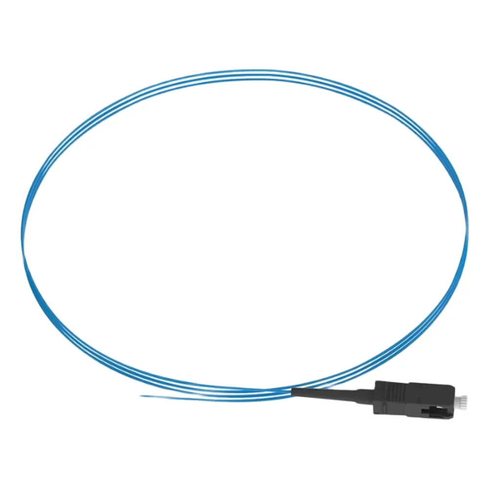 Pigtail de Fibra Óptica SC Simplex, Multimodo OM3 50/125, 900um, Color Aqua, 3 Metros (9.84 Pies)