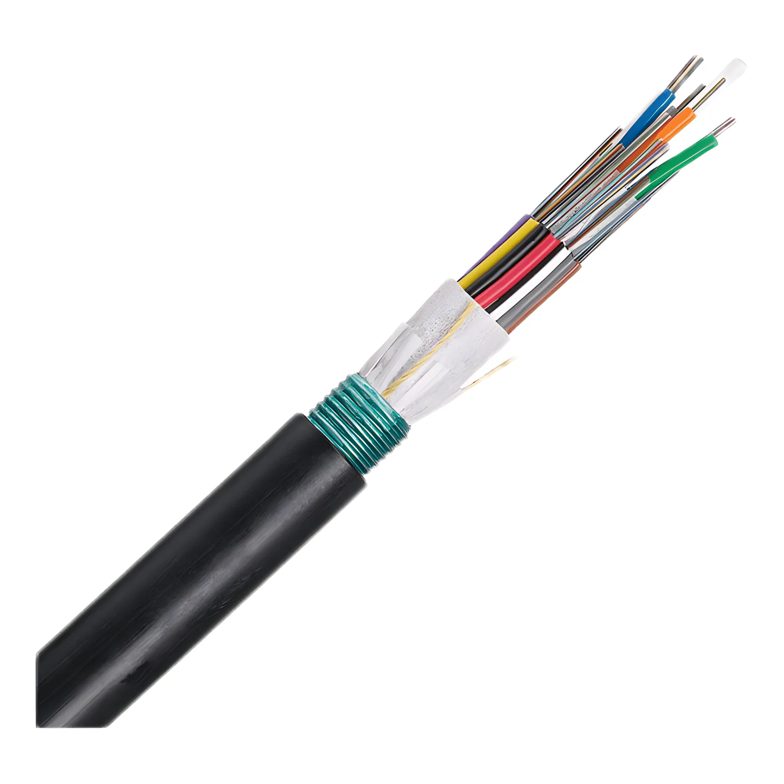 Cable de Fibra Óptica de 96 Hilos, OSP (Planta Externa), Armada, 250um, Monomodo OS2, Precio Por Metro