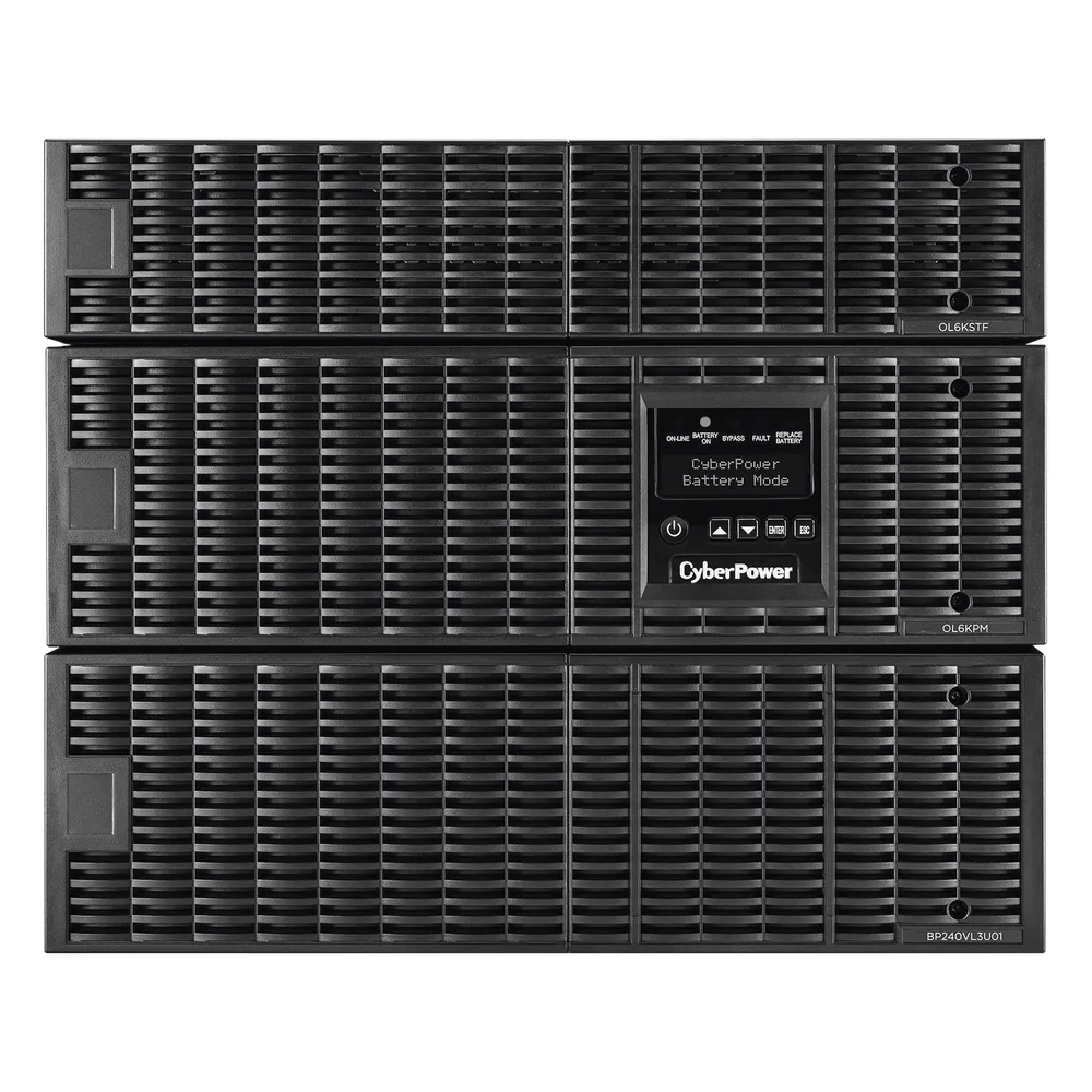 UPS de 6000 VA/5400 W, Online Doble Conversión, 200 - 240 Vac de Entrada NEMA L6-30P, 120 - 240 Vac de Salida, Onda Senoidal Pura, Torre o Rack de 8 UR, Con 6 Tomas NEMA 5-20R, 2 NEMA L6-20R y 1 NEMA L6-30R