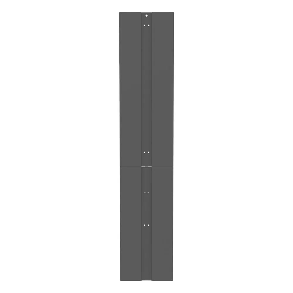 Tapa Final de Fila, Para Organizador Vertical PR2V PatchRunner™ 2, de 45 UR, Color Negro