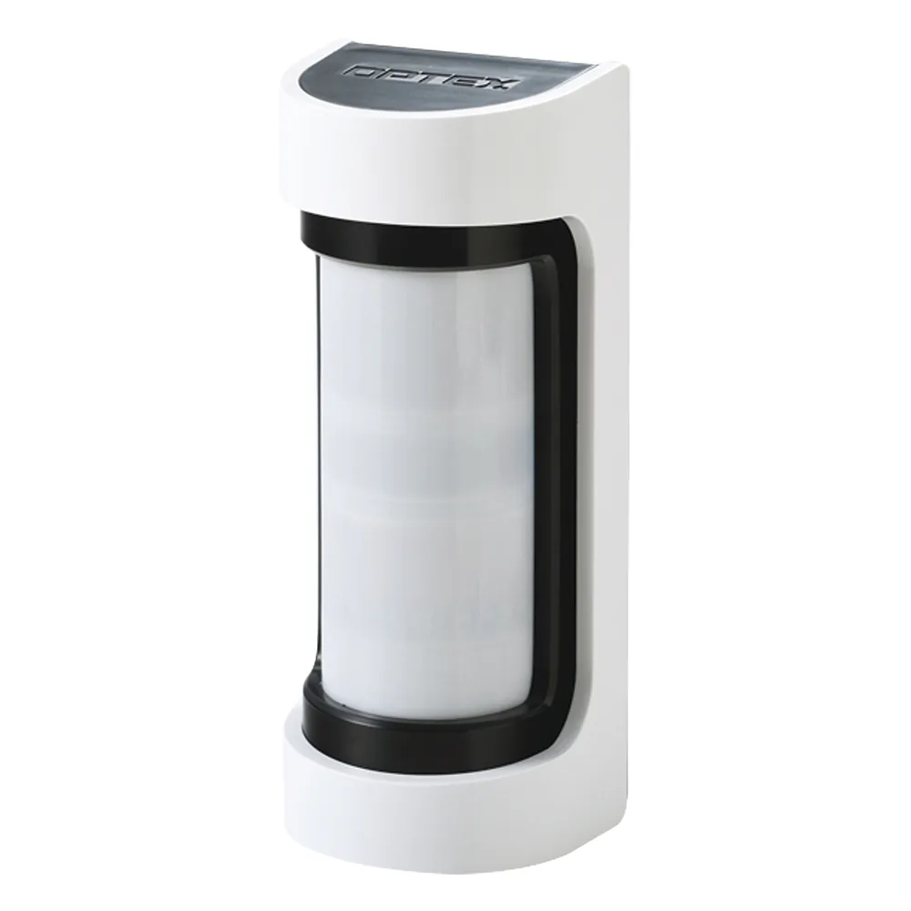 Sensor de Movimiento / 12 Metros de Detección / 100% Exterior / Serie Shield de Optex / Diseño Estético y Formal / Inalambrico (Alimentacion)