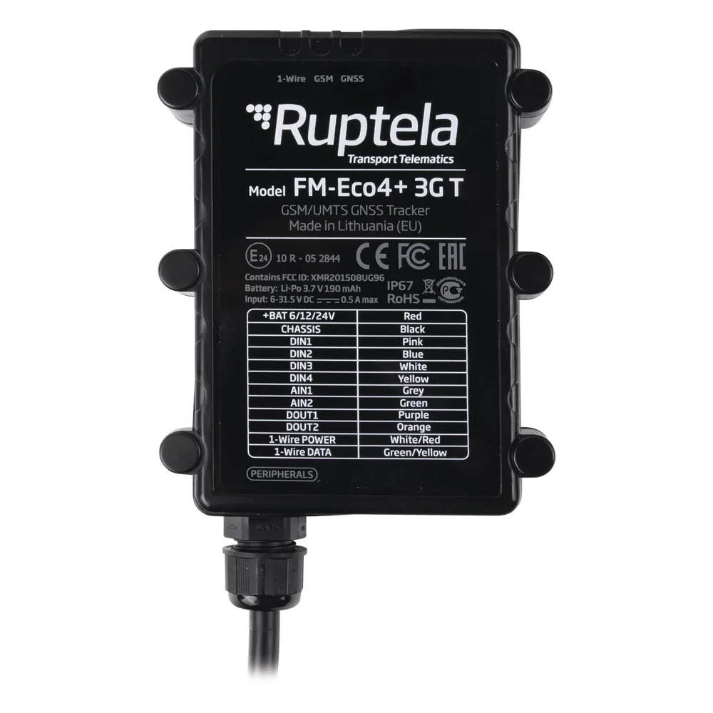 Localizador vehicular 3G / Antenas internas / Contra agua y polvo IP67 / ideal para motocicletas / RFID / Apagado de motor a distancia / Anti Jammer