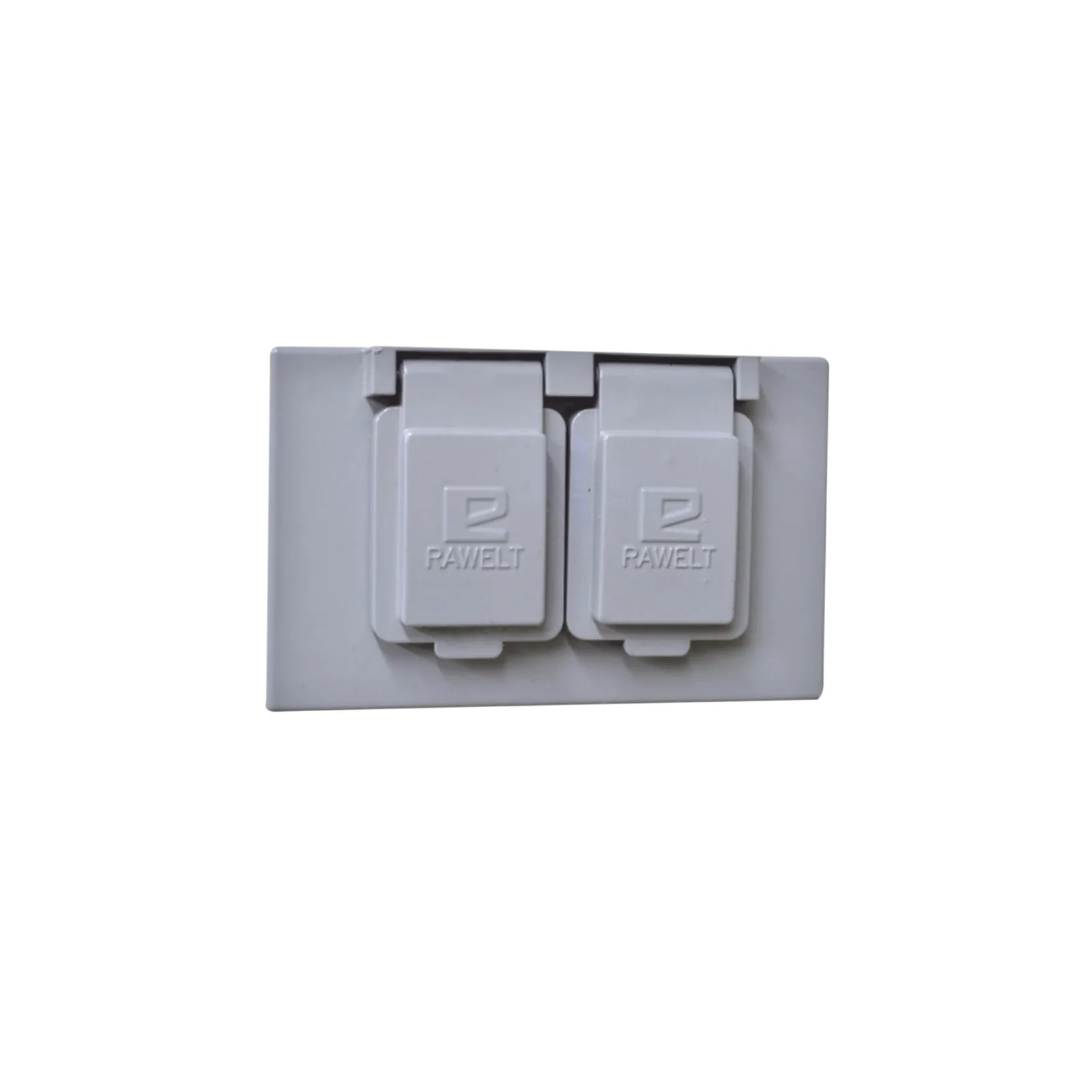 Tapa Dúplex Horizontal con Contratapa / Auto-cierre de aluminio Tipo RR / Placa Intemperie