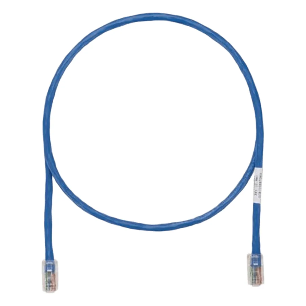 Cable de Parcheo TX5, UTP Cat5e, 24 AWG, CM, Color Azul, 2.13 Metros (7 Pies)