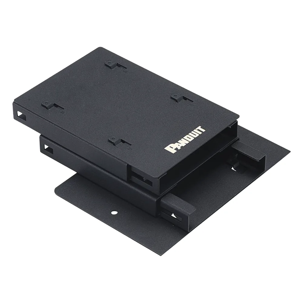 Soporte Para 2 Casetes HD Flex de 6 Puertos Duplex, Para Uso con Gabinetes de Zona, Color Negro