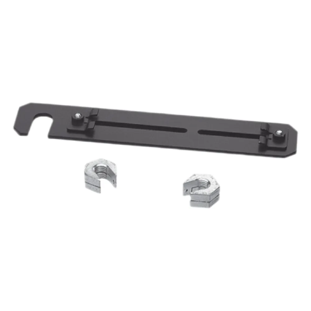 Soporte de Montaje a Techo, para Canaletas FiberRunner 4X4 o 6x4, Uso con Varilla Roscada de 16mm, Color Negro
