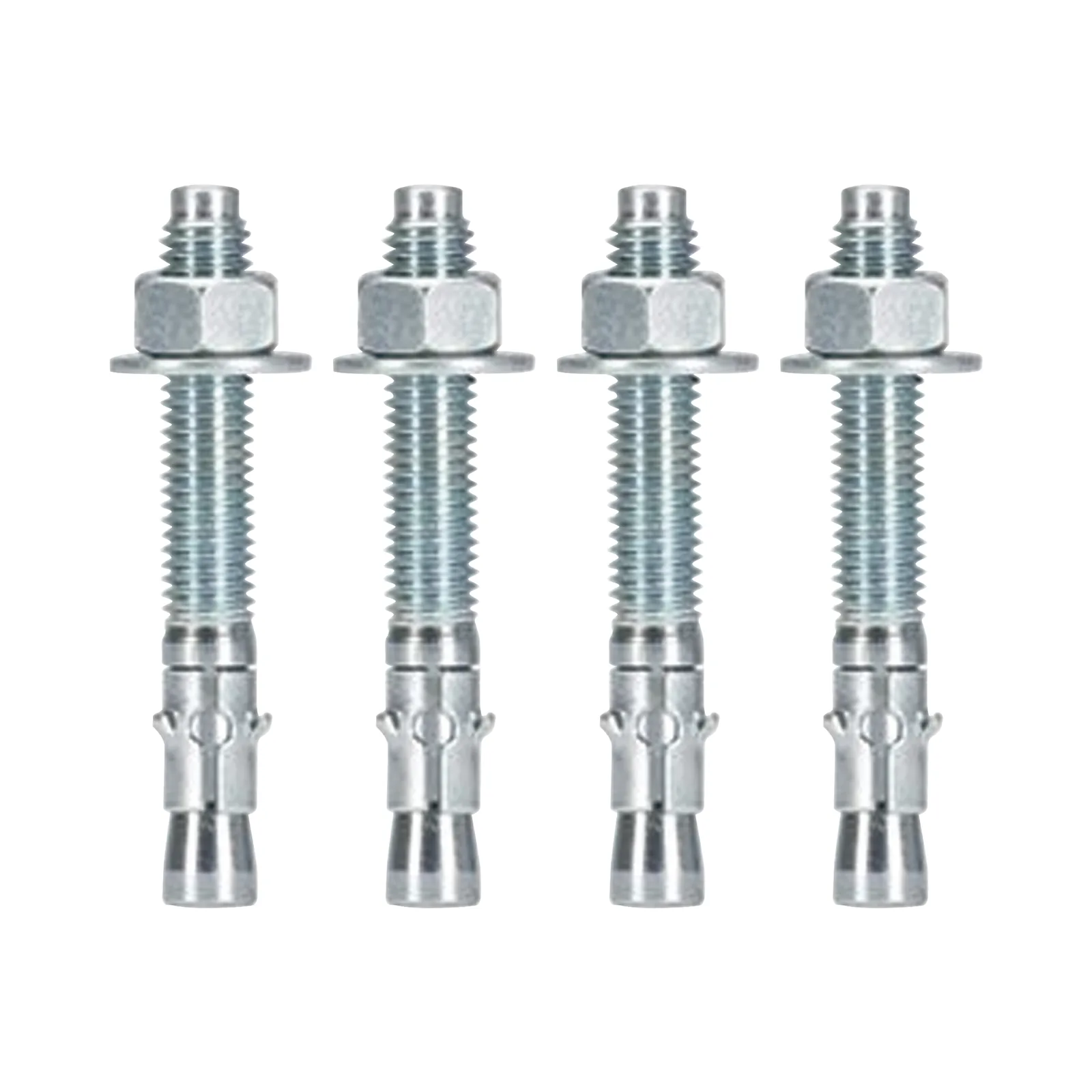 Kit de Anclaje a Piso, Para Rack de 2 o 4 Postes, Fabricado en Acero, 4 Piezas