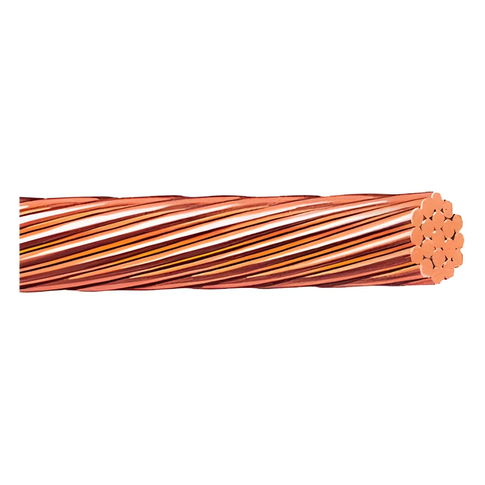 Cable Eléctrico de Cobre Desnudo Calibre 2/0 AWG 19 Hilos (100 metros).