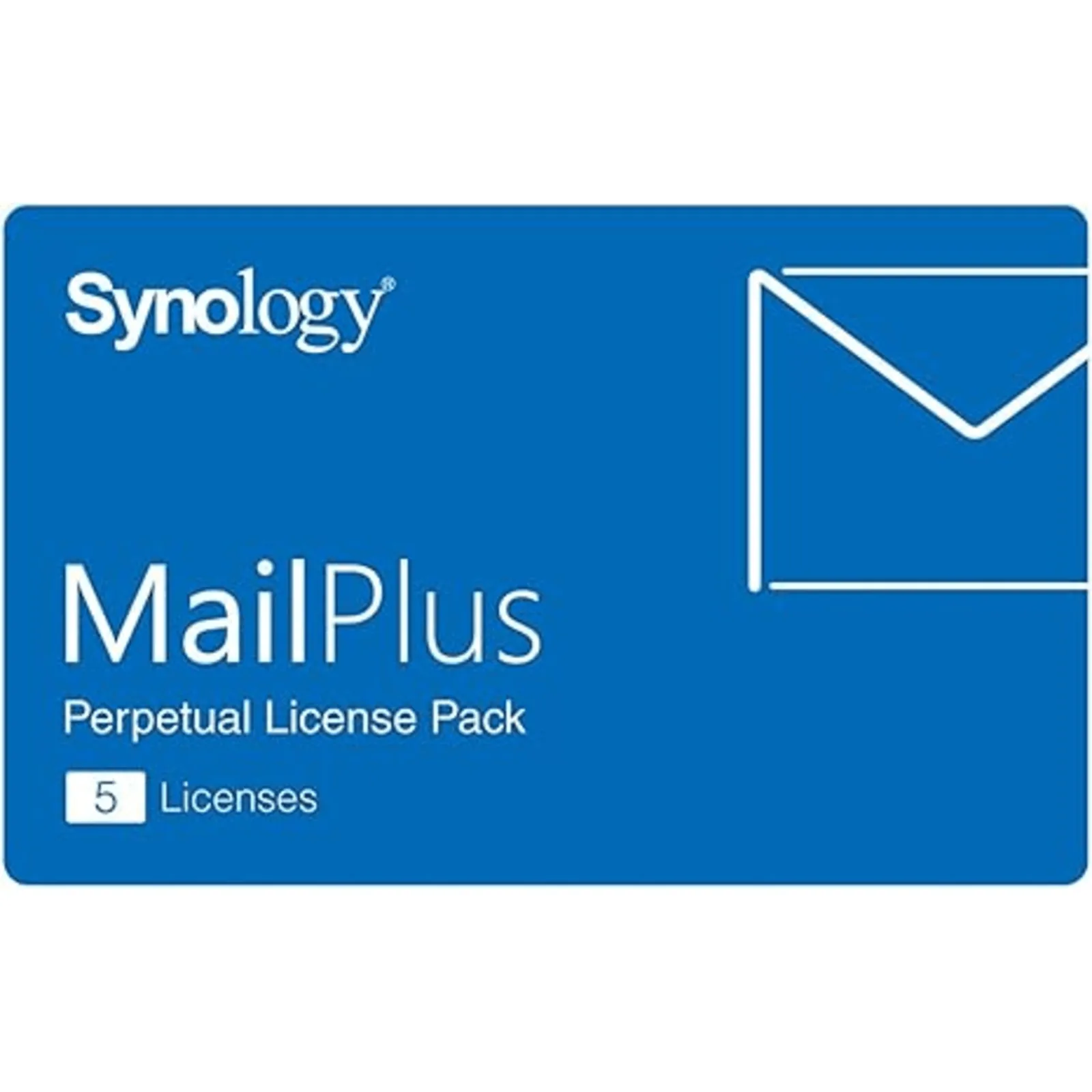 Paquete de Licencias Synology MailPlus | 5 Cuentas de Correo Electrónico Activas | Licencias Permanentes | Compatible con Soluciones High-Availability | Migración a Otro Synology NAS.