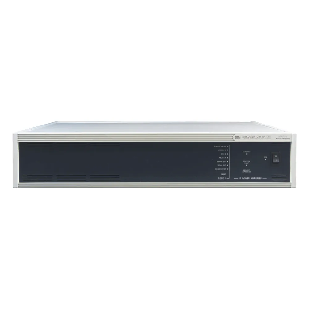 ETAPA DE POTENCIA DIGITAL 1x240W 100V MILLENNIUM IP CON CONECTIVIDAD IP LAN, SUPERVISON, CALIDAD DE SONIDO HQ PARA 1 ZONA, EN FORMATO RACK 2U