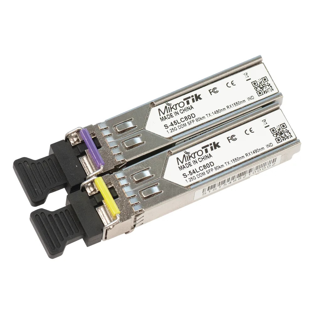 Par de modulos SFP, S-45LC80D and S-54LC80D (SM) (80km)