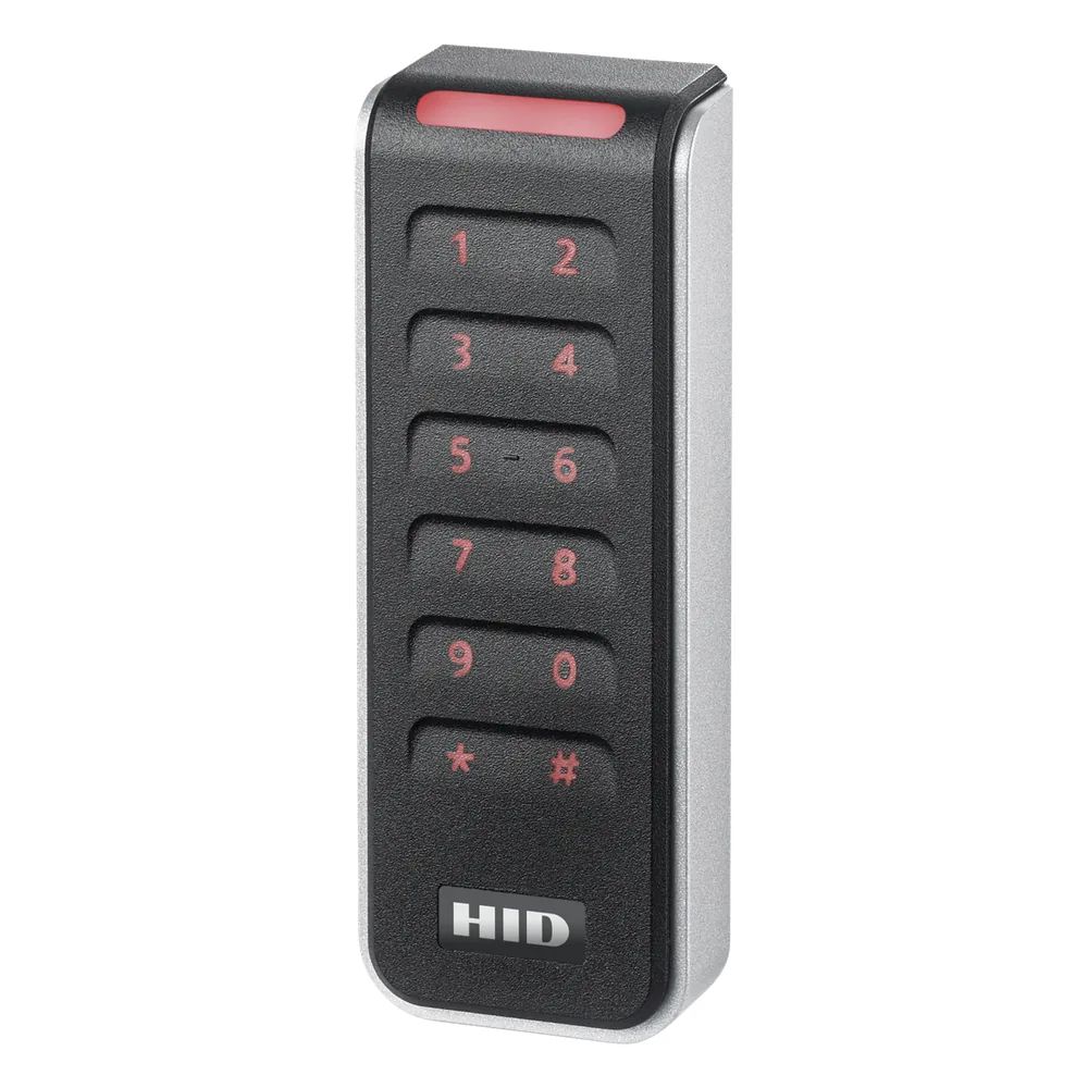 Lector con Teclado SIGNO Estandar Multitecnologia/ 20KNKS-00-000000/ Garantia de Por Vida/ Pigtail/Wiegand & OSDP