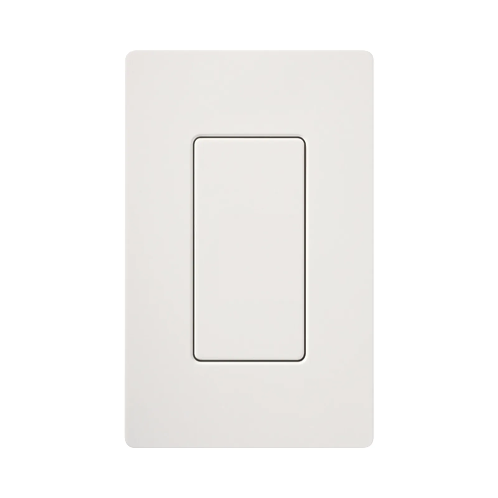 Inserto ciego para cubrir aberturas sin usar en placas de pared estilo designer Claro y Satin Colors, color Snow satinado