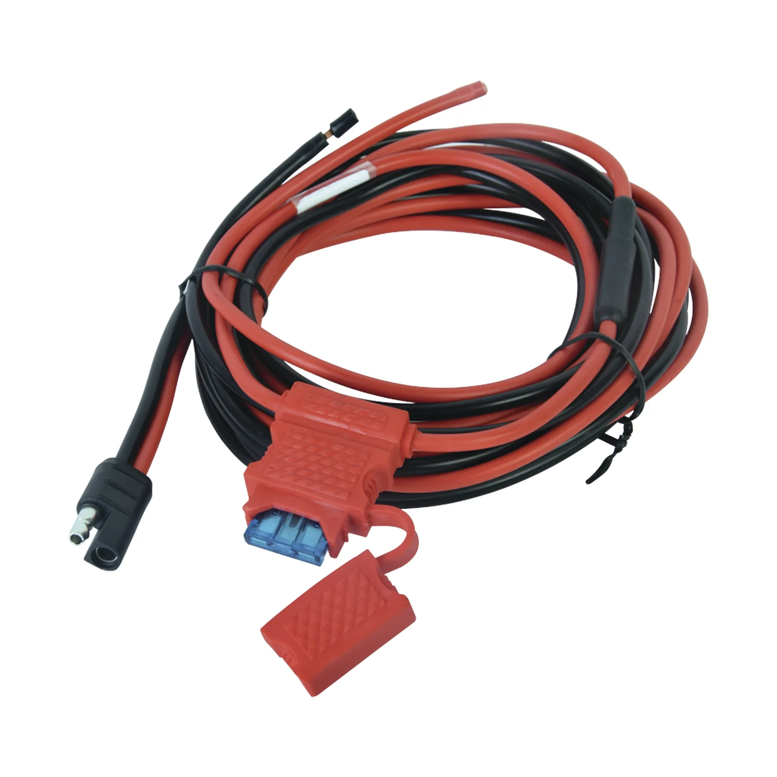 Arnés de Corriente 12 V / 20 A con Portafusible y Fusible de 15 A / Cable 3 m (9.8 ft) Calibre 14 AWG / Radios Móviles Motorola GM300, PRO3100, PRO5100, PRO7100, CDM750, CDM1250, CDM1550, EM200, EM400
