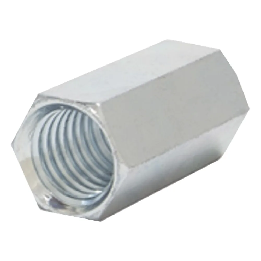 Cople hexagonal roscado cuerda máquina galvanizado de 7.9mm ( 5/16")