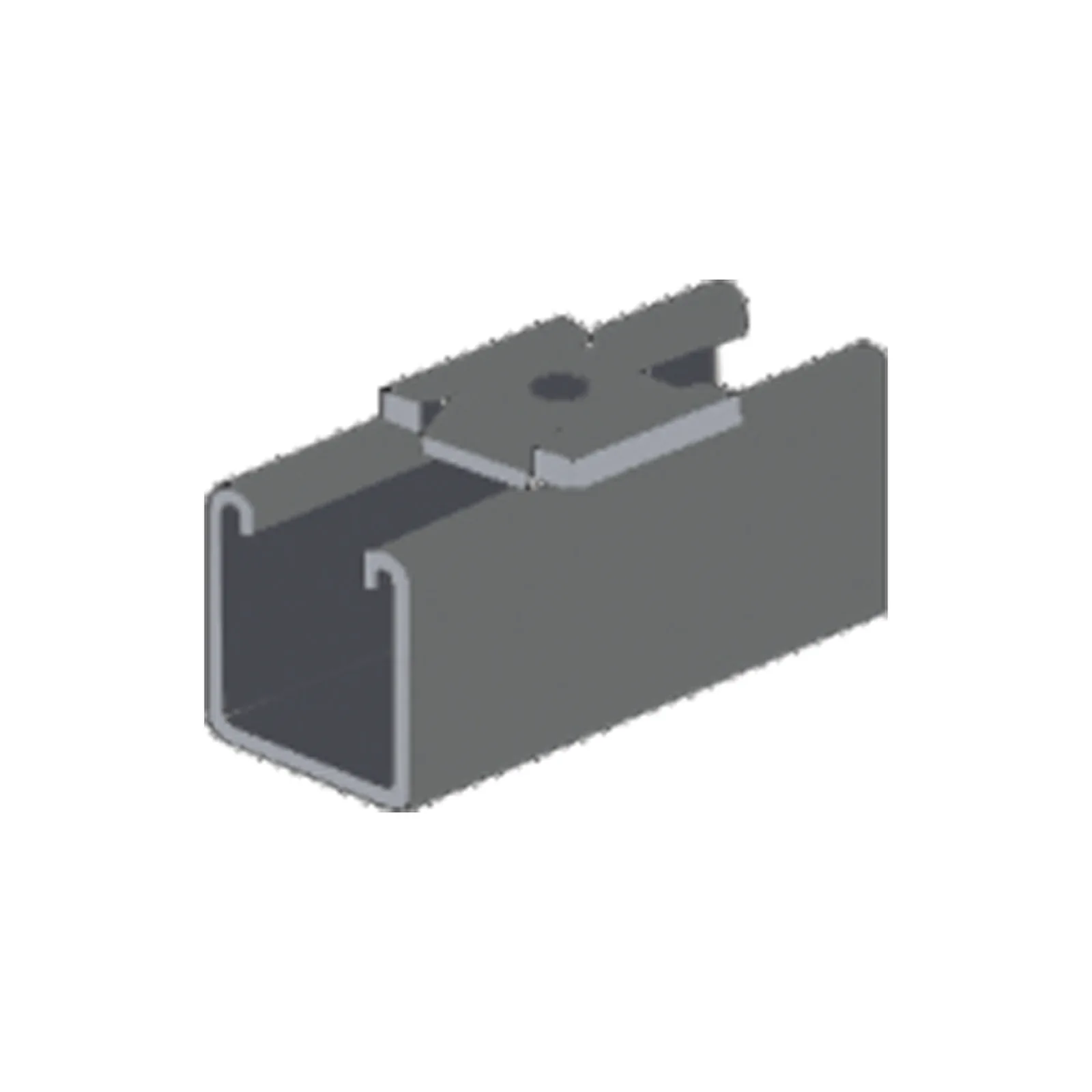 Tope Unicanal Muesca para Tornillo de 3/8" ( 9.5 mm ).