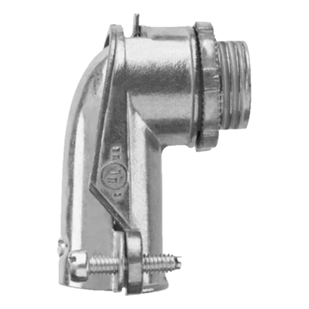 Conector curvo para tubo flexible 1/2" (13 mm)