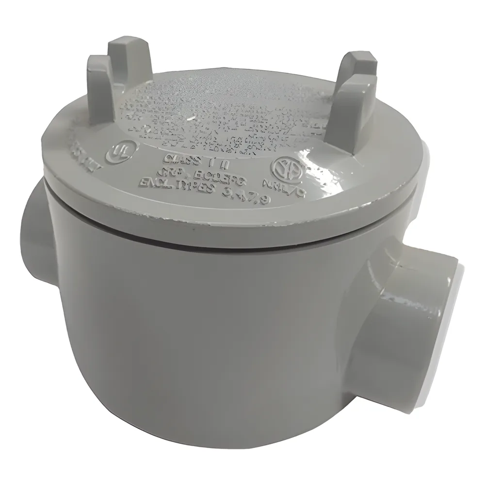 Caja con Tapa Tipo GRC de 2" (50.8 mm)/ Caja a Prueba de Explosión / Para Áreas Peligrosas / Libre de Cobre.