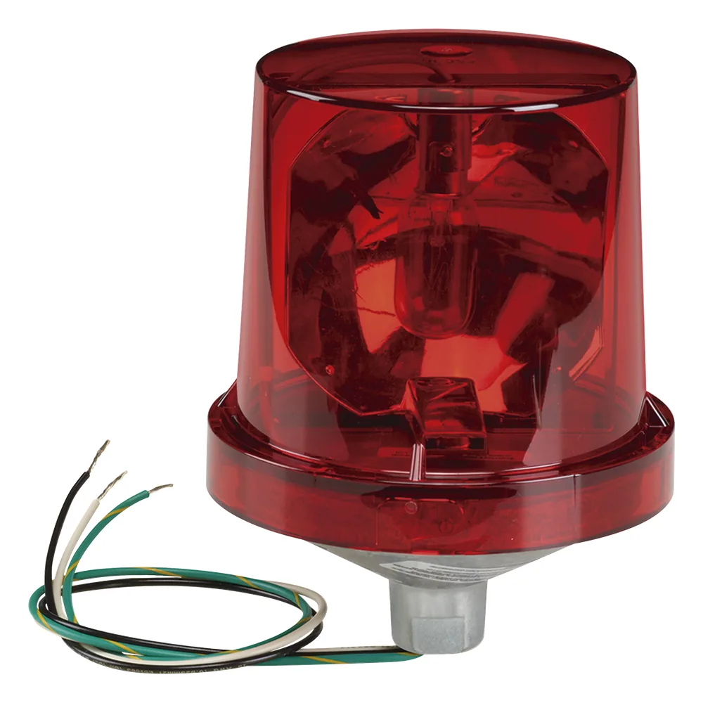 Luz de advertencia giratoria Electraray® 120 VAC color Rojo