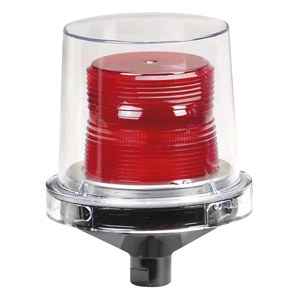 Luz de advertencia LED para ubicaciones peligrosas Electraray®, UL y cUL Homologado UL y cUL para Clase I, División 2, Grupos A, B, C y D; Clase II División 2, Grupos F y G; Clase III , 240 VCA, color Rojo, parpadeo predeterminado