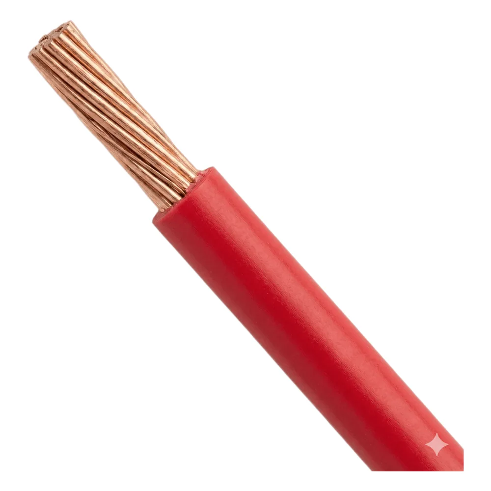 Cable THW-LS / Calibre 14 AWG / 19 Hilos / Color Rojo / Bobina 100 m (328 ft)