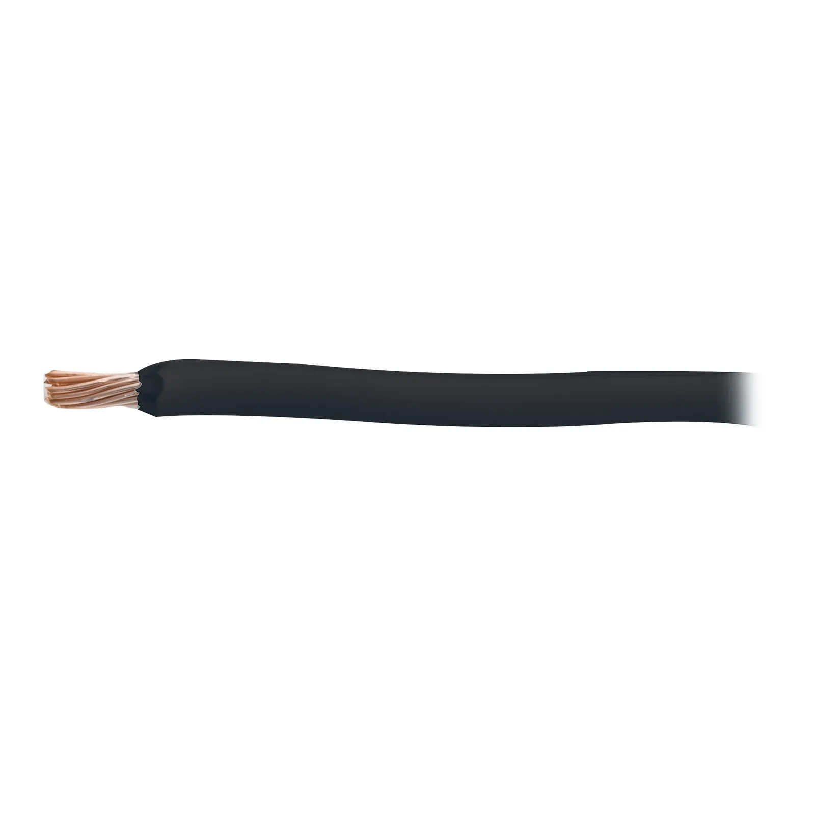 Cable Eléctrico 16 AWG Color Negro, Conductor de Cobre Suave Cableado. Aislamiento de PVC, Auto-Extinguible. Bobina de 100 Metros (328.08 Pies)