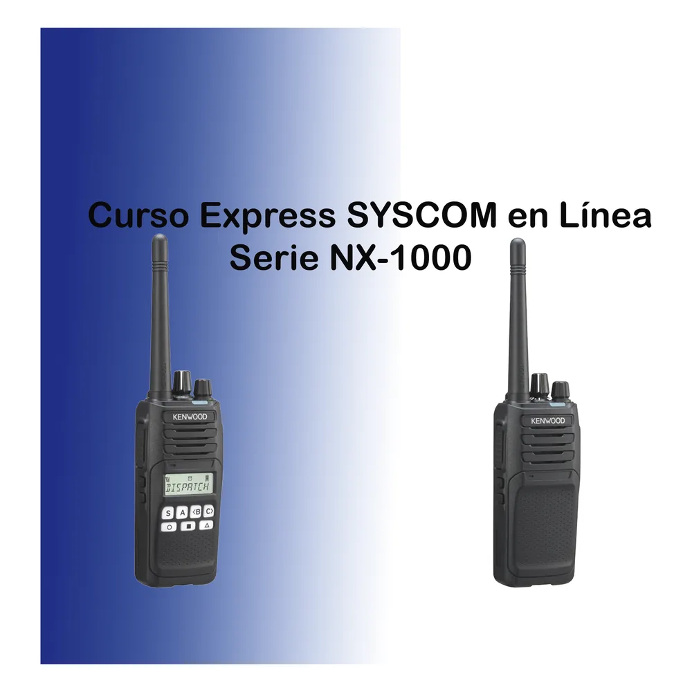 Certificación en Programación KENWOOD serie NX-1000