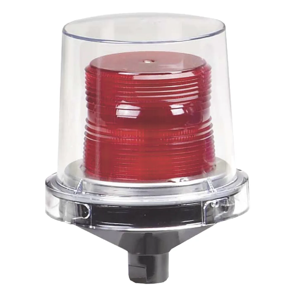 Luces estroboscópicas para lugares peligrosos Electraray® , Homologado UL y cUL para Clase I, División 2, Grupos A, B, C y D; Clase II, División 2, Grupos F y G; Clase III , 12-24 VCD, color Rojo, parpadeo predeterminado