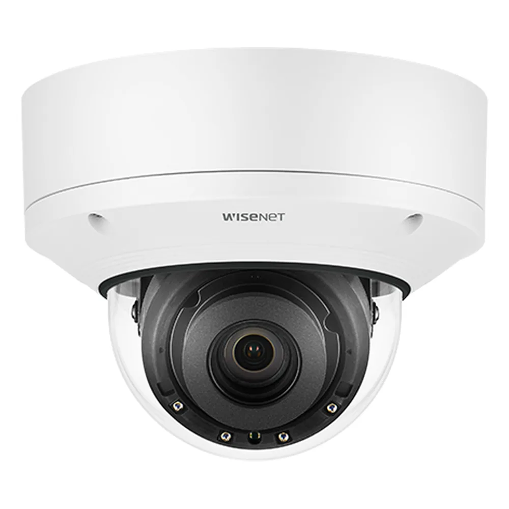 Cámara Domo 4K con IA, Antivandalica / Lente Motorizado de 4.5 a 10mm / P-Iris, WDR 120dB / Ranura SD / Protección IP52 e IK10